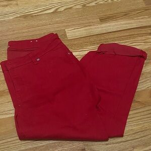 Westport Women's Vibrant Red Capri